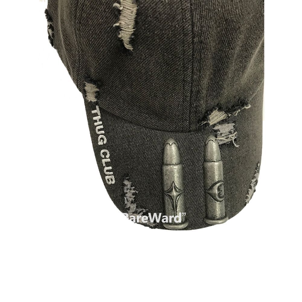 THUG CLUB TC LIFE CAP / GRAY 銃弾 キャップ - メルカリ