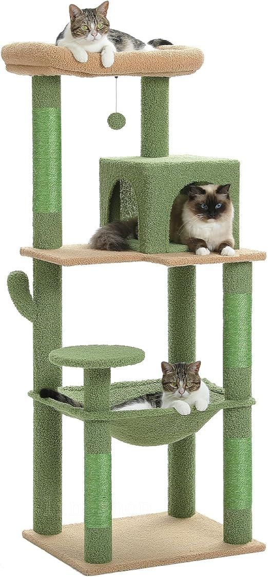 PETEPELA(ぺテぺラ) キャットタワー スリム コンパクト 大型猫
