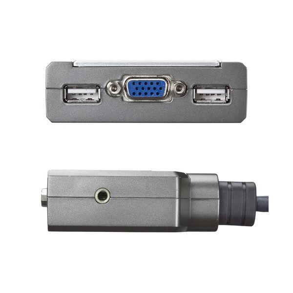 サンワサプライ パソコン自動切替器 2 1 SW-KVM2AUUN 1台