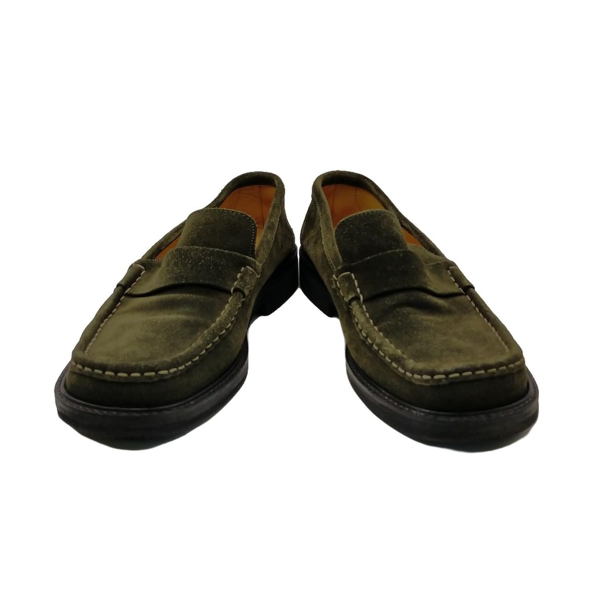 Paraboot パラブーツ ローファー 5 レディース - カーキ