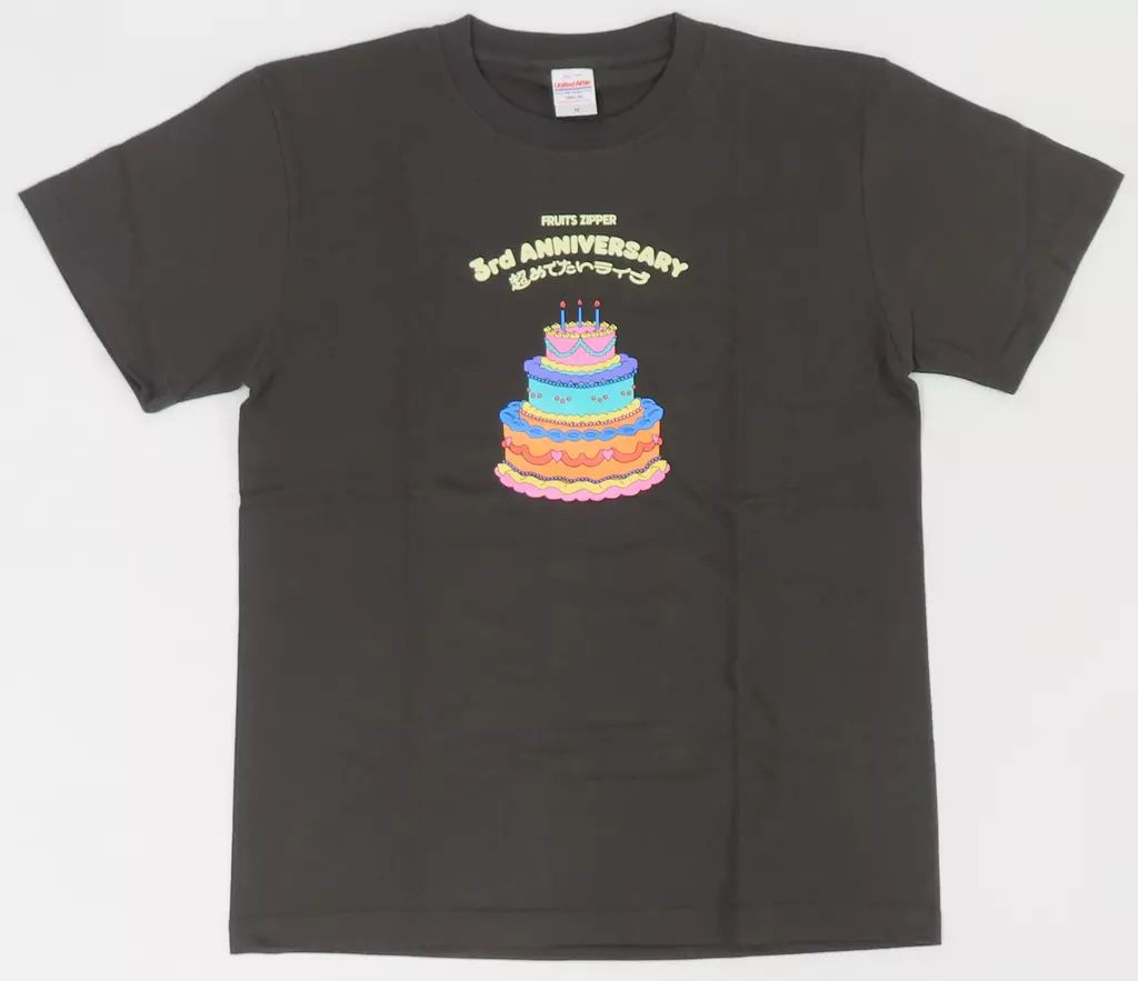 中古】Tシャツ FRUITS ZIPPER 3rd Anniv. Tシャツ スミクロ Mサイズ