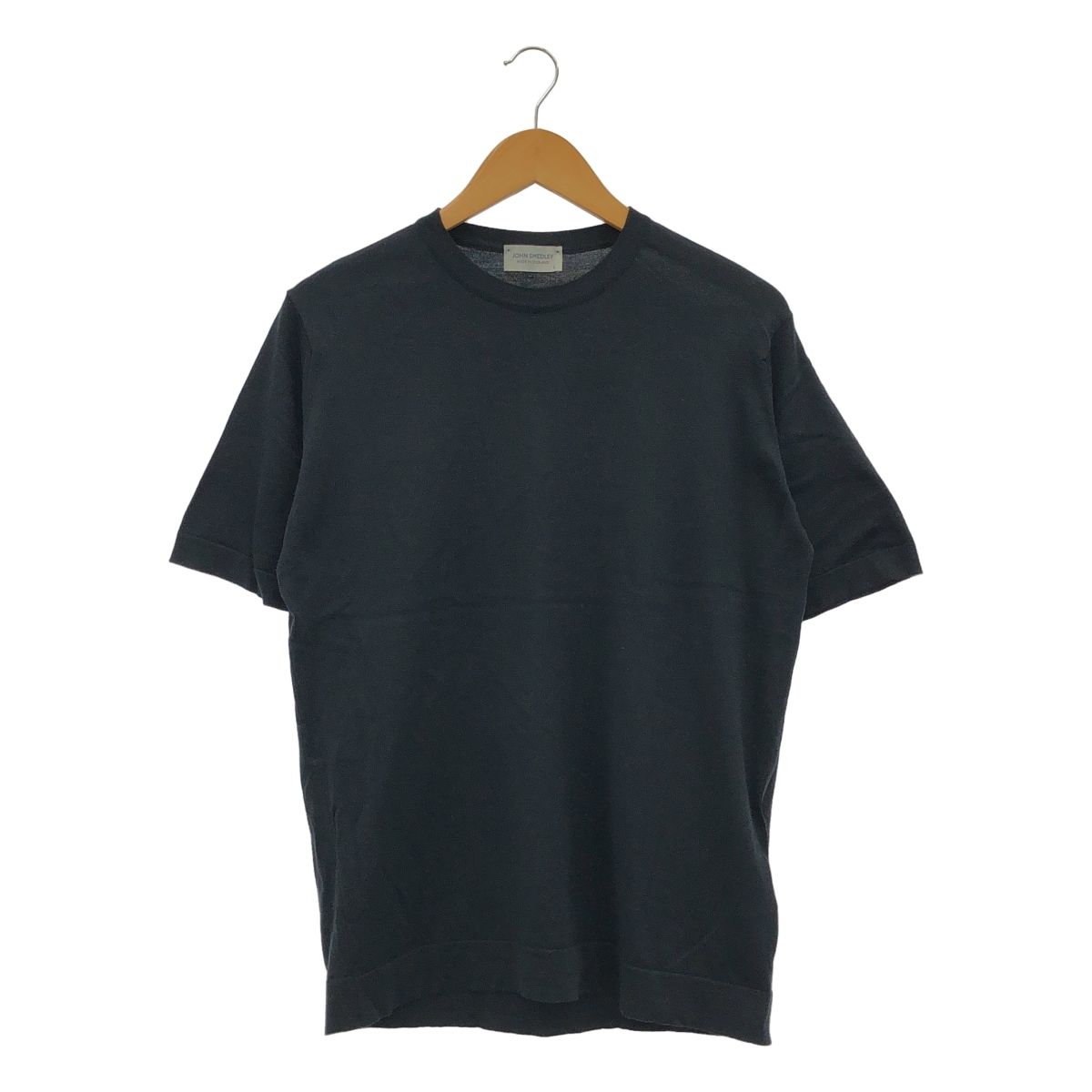 JOHN SMEDLEY ジョンスメドレー コットンニット ポロシャツ ブラック JOHN SMEDLEY（ジョンスメドレー） ニットポロシャツ ISIS シー