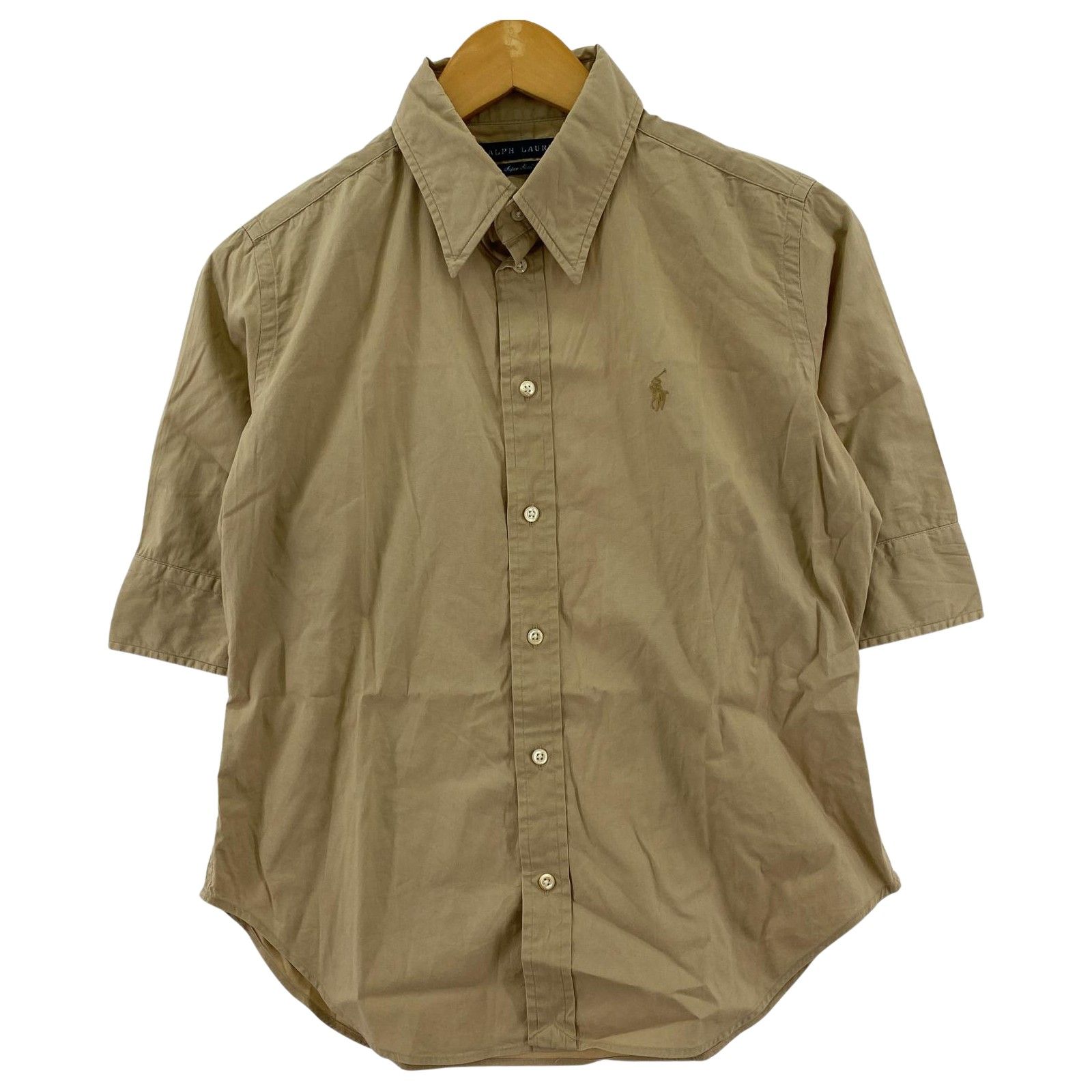 POLO RALPH LAUREN 半袖シャツ M ベージュ 中古・古着通販】POLO RALPH LAUREN (ポロ・ラルフローレン