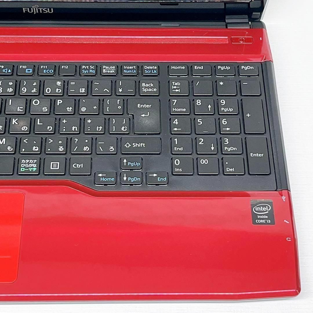 美品✨Windows11✨大容量1TB✨すぐ使えるカメラ付き薄型ノートパソコン赤 美品✨Windows11✨大容量1TB✨すぐ使えるカメラ付き薄型ノートパソコン