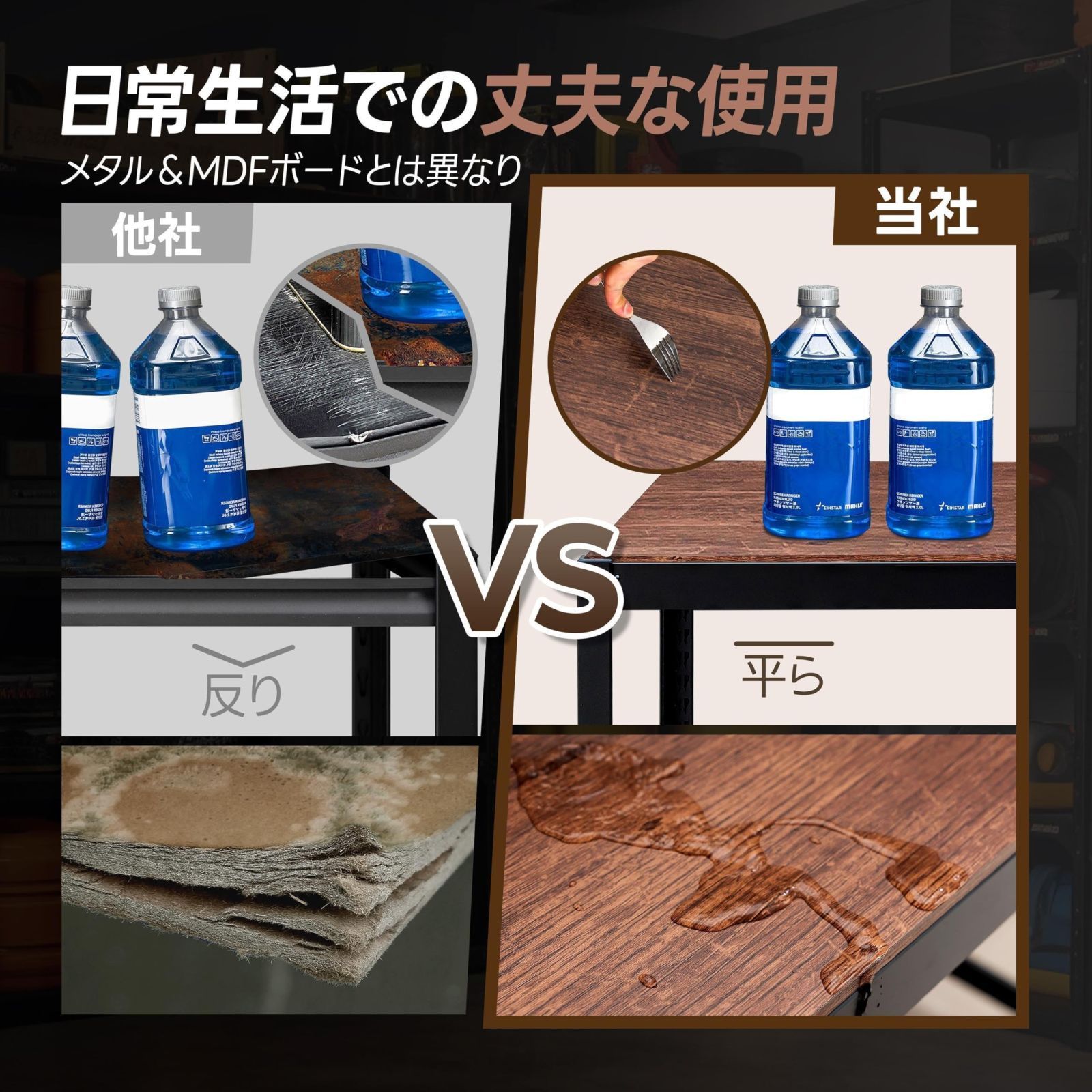 数量 ホームダント ブラック 高さ180 高さ調整 奥行40 棚 幅120 収納棚 5段 メタルラック キッチン クローゼット スチールラック ラミネート ガラージ 高耐荷重 オフィス 組立簡単 業務用 House 重量物 HOMEDANT