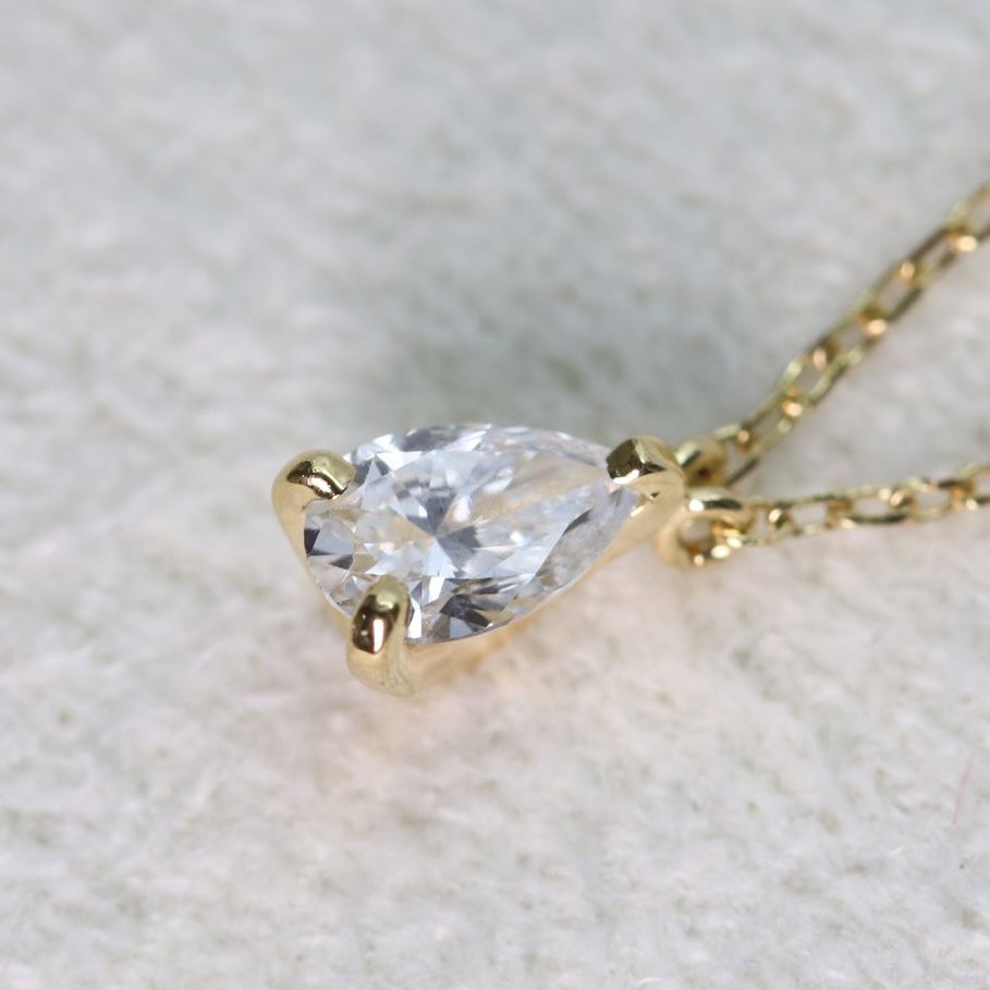 LKサロン K18 ダイヤモンド 0.20ct Baby SHIZUKU しずく ペア