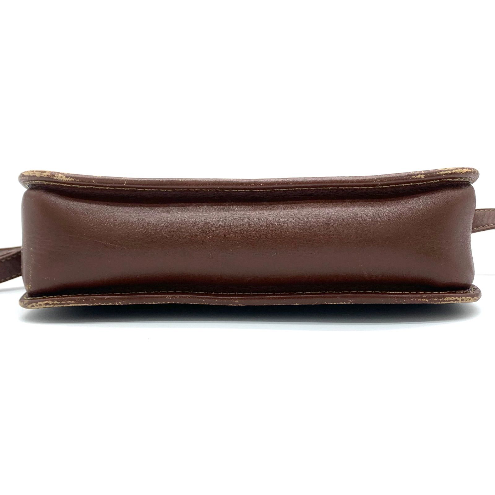 GUCCI オールドグッチ ショルダーバッグ レザー キャンバス ロゴ総柄