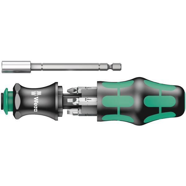 WERA ヴェラ 6点組 クラフトフォームコンパクト28インペリアル1 差込6.35mm ドライバービットセット クラフトフォームビットホルダー付 073241