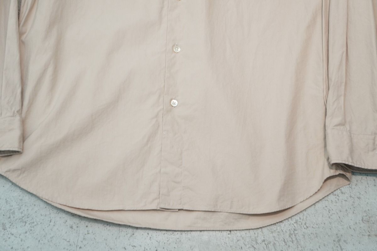 【店内全品大特価!!】 正規 AURALEE オーラリー WASHED FINX TWILL SHIRTS ウォッシュド フィンクス ツイル 長袖 シャツ A9AS01TN 薄茶サイズ4本物 929P♪