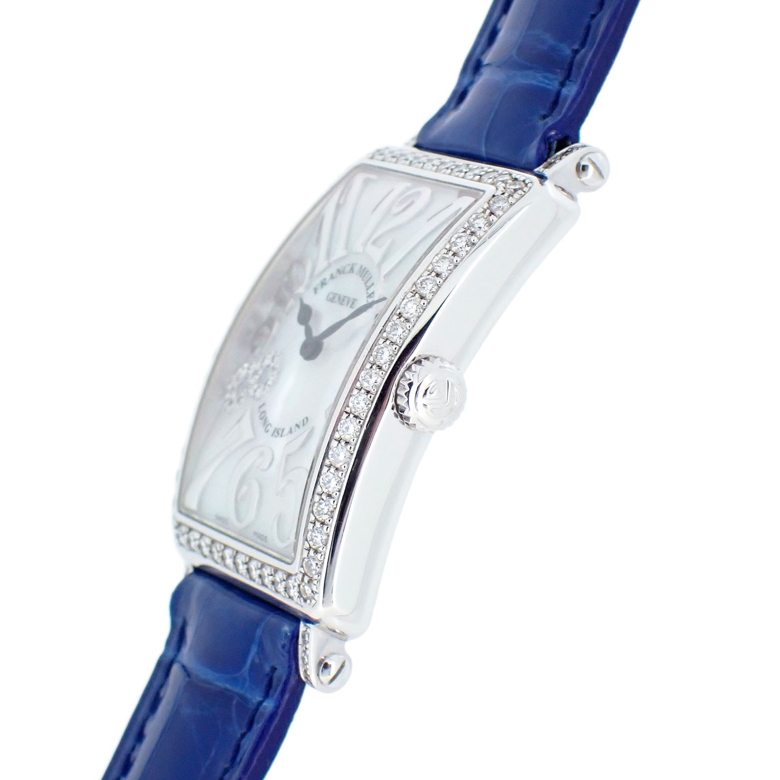 純正ダイヤ ベゼル|尾錠|8|ラグ フランクミュラー ロングアイランド レリーフ 952QZRELMOP D1RCD8 レディース 腕時計