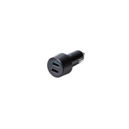 【新品・7営業日以内発送】エレコム ELECOM MPA-CCUQ04BK シガーチャージャー／2USBポート 自動識別 ／QuickCharge3．0＋USB1ポート 最大2．4A ／ブラック MPACCUQ04BK【沖縄離島販売不可】