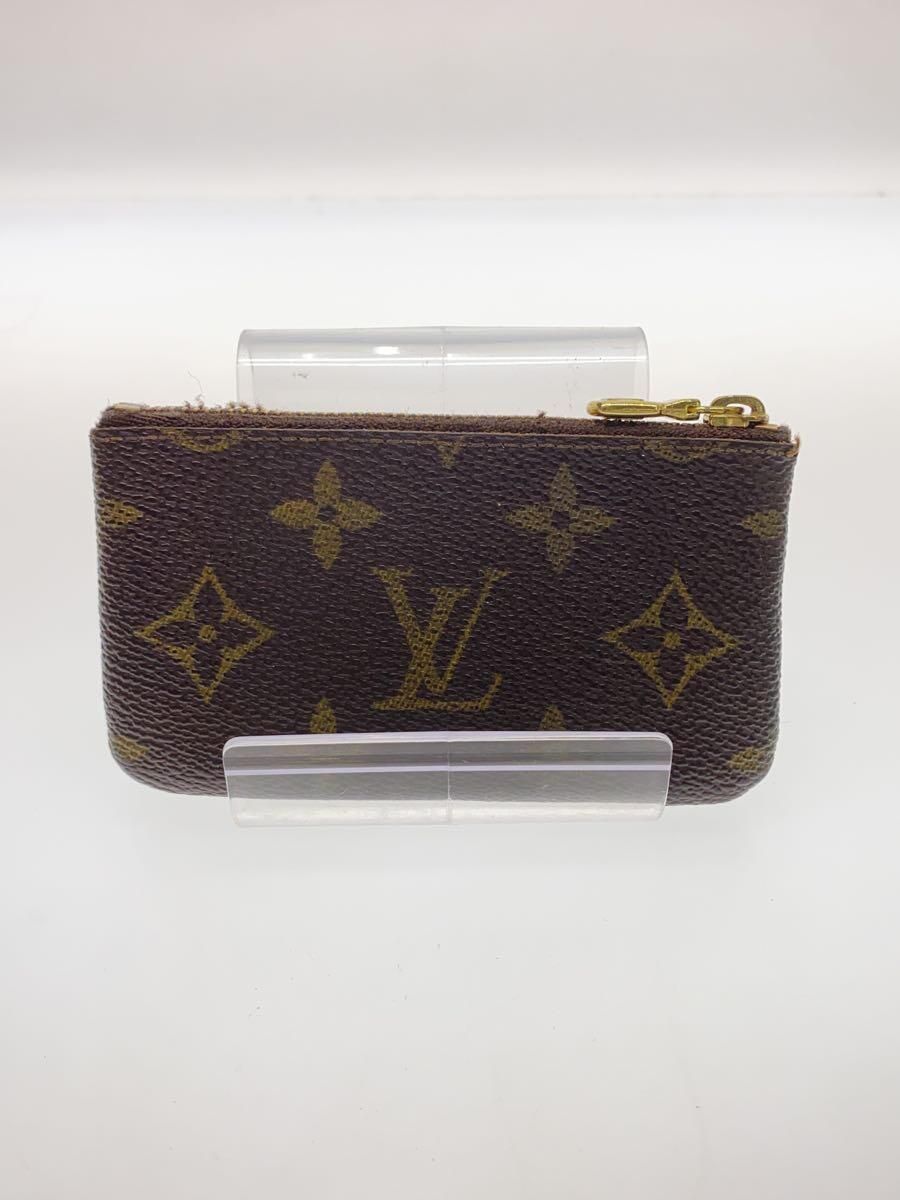 LOUIS VUITTON ポシェット・クレ_モノグラム・キャンバス_BRW PVC ブラウン 総柄 メンズ - メルカリ