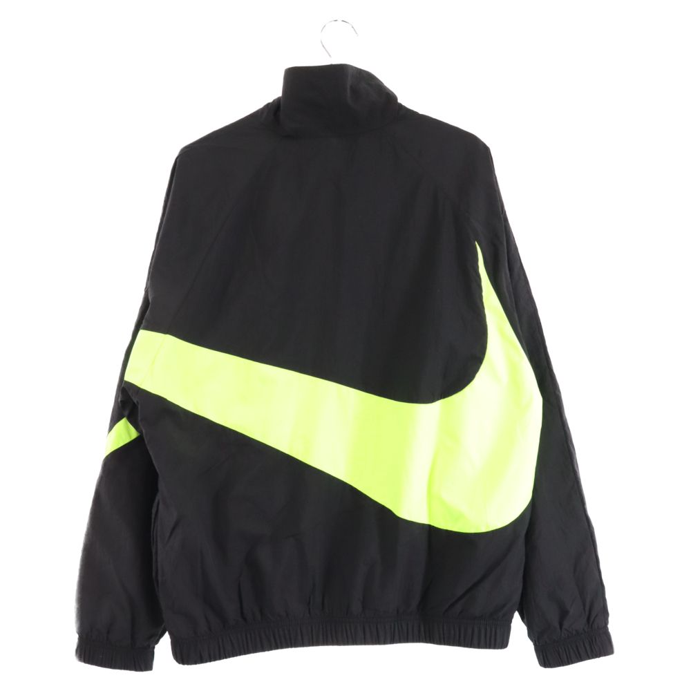 NIKE (ナイキ) City Neon HBR Woven JACKET ビッグスウォッシュ ナイロンジャケット ブラック /イエローCD9262-010  - メルカリ