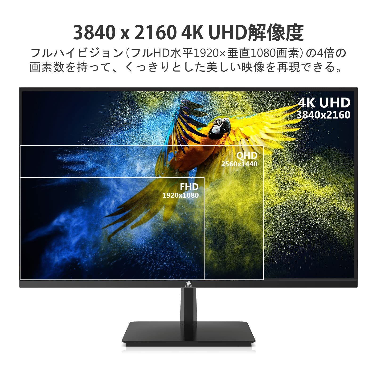 Z-EDGE 384x216非光沢IPSパネル超薄型HDR標準輝度:35cd