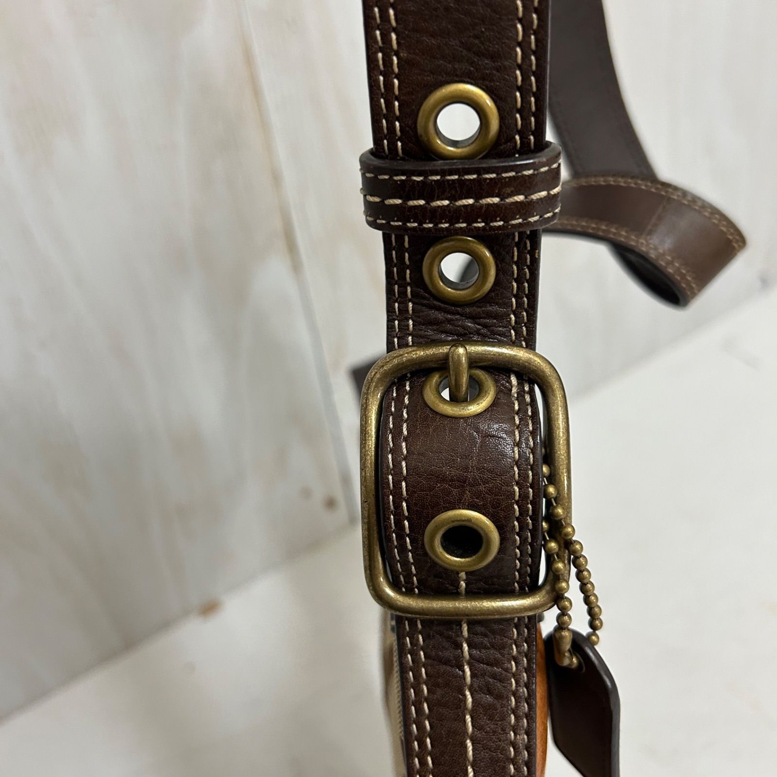 COACH キースヘリング シグネチャー 2WAY ショルダーバッグ アップリケ 
