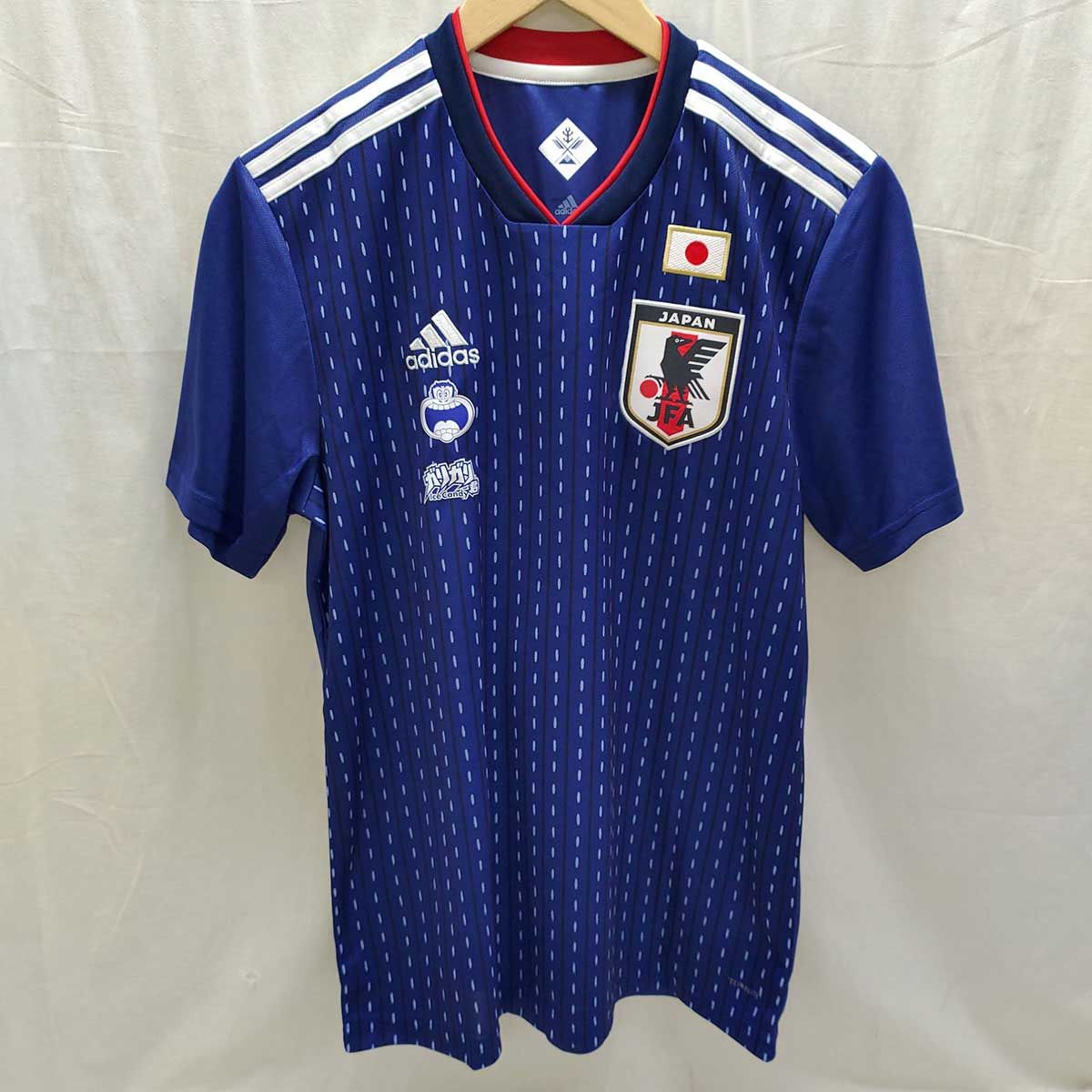 未使用】アディダスｘガリガリ君 コラボ 日本代表 ユニフォーム #70 紺 非売品 懸賞 adidas サッカー Japan JFA ゲームシャツ L  - メルカリ