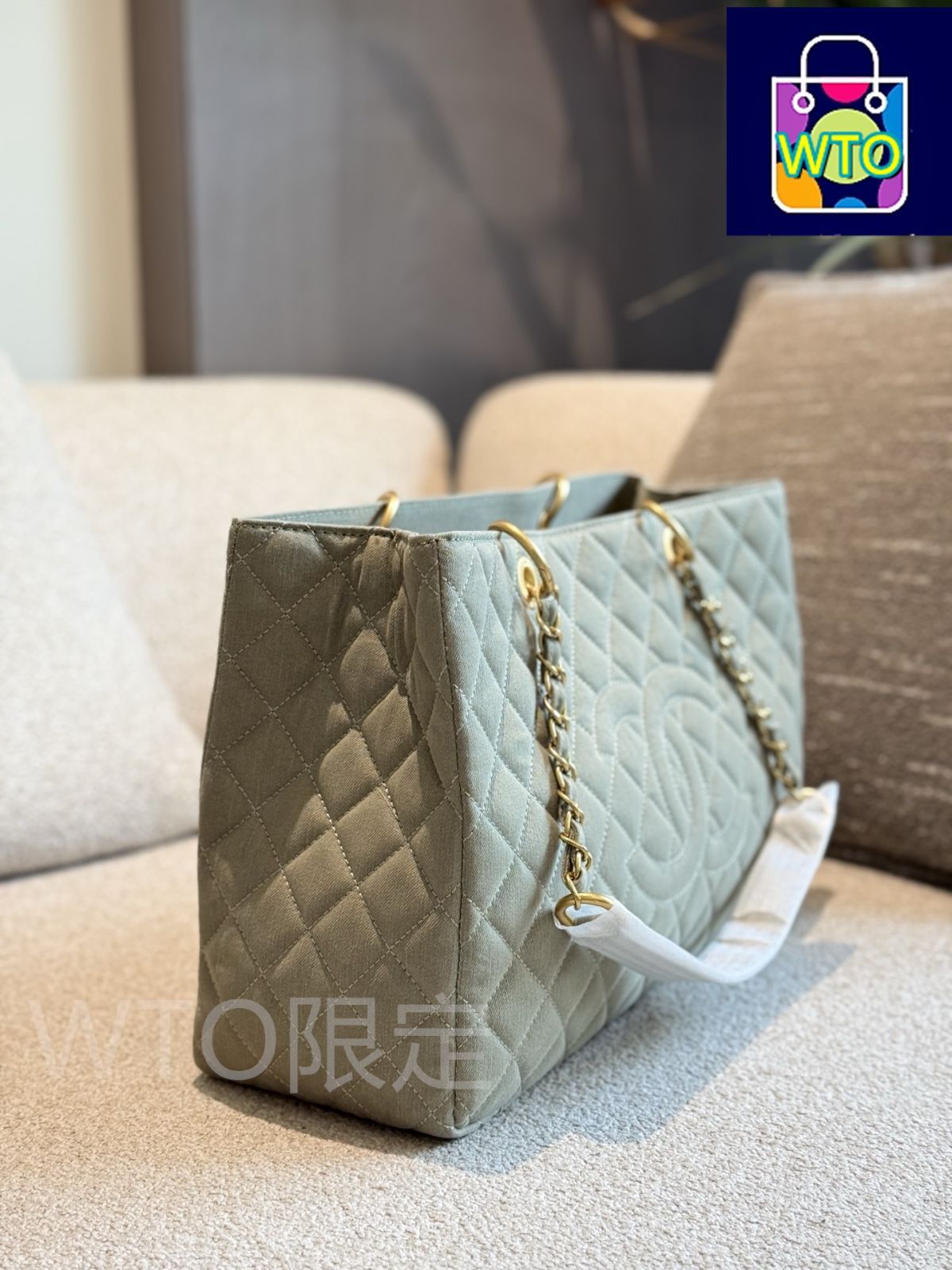国内発送【上品で普段使いに便利】CHANEL ショッピングバッグ 国内発送【上品で普段使いに便利】CHANEL ショッピングバッグ
