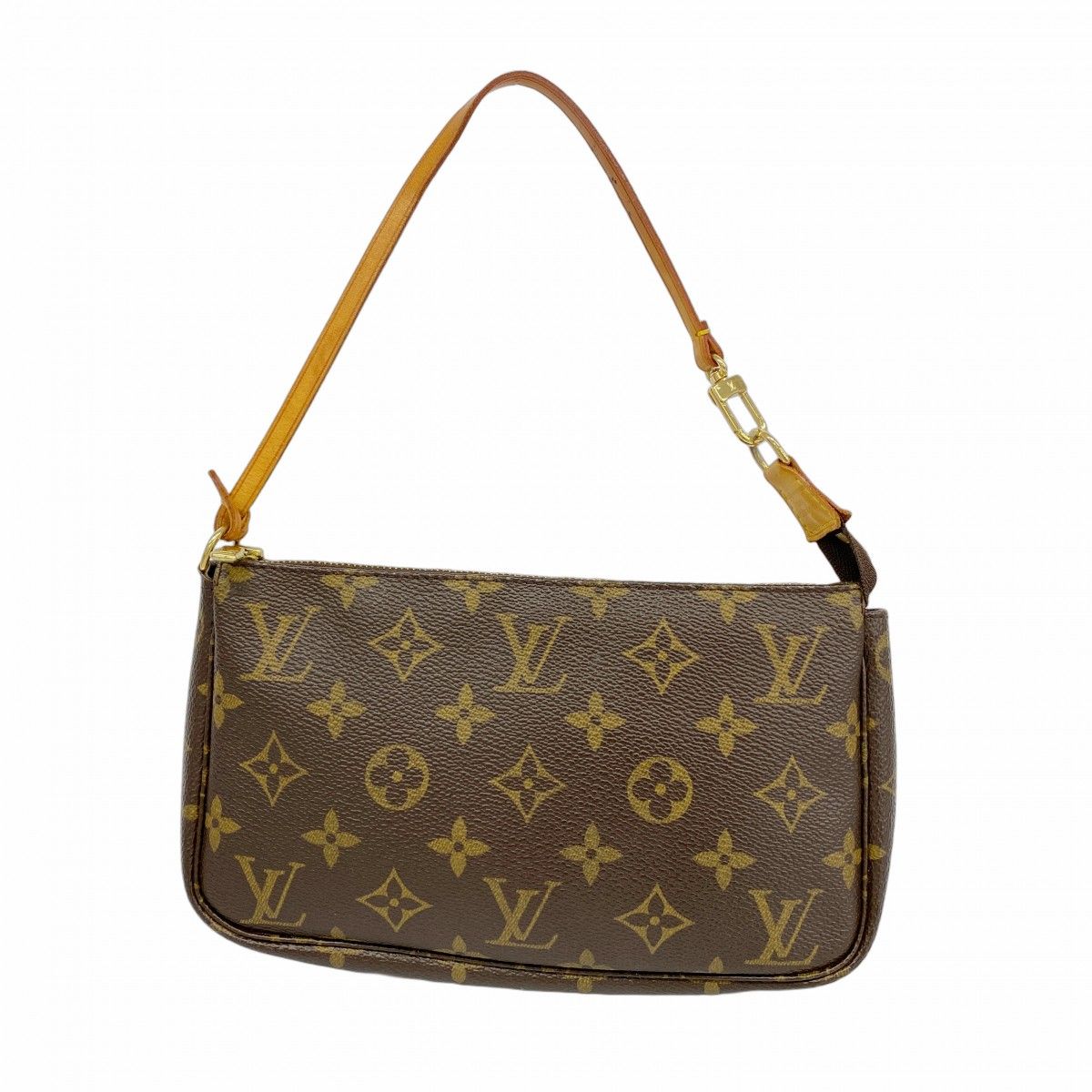 5mb1292-h ルイヴィトン ポーチ モノグラム ポシェットアクセソワール M51980 ブラウン レディース