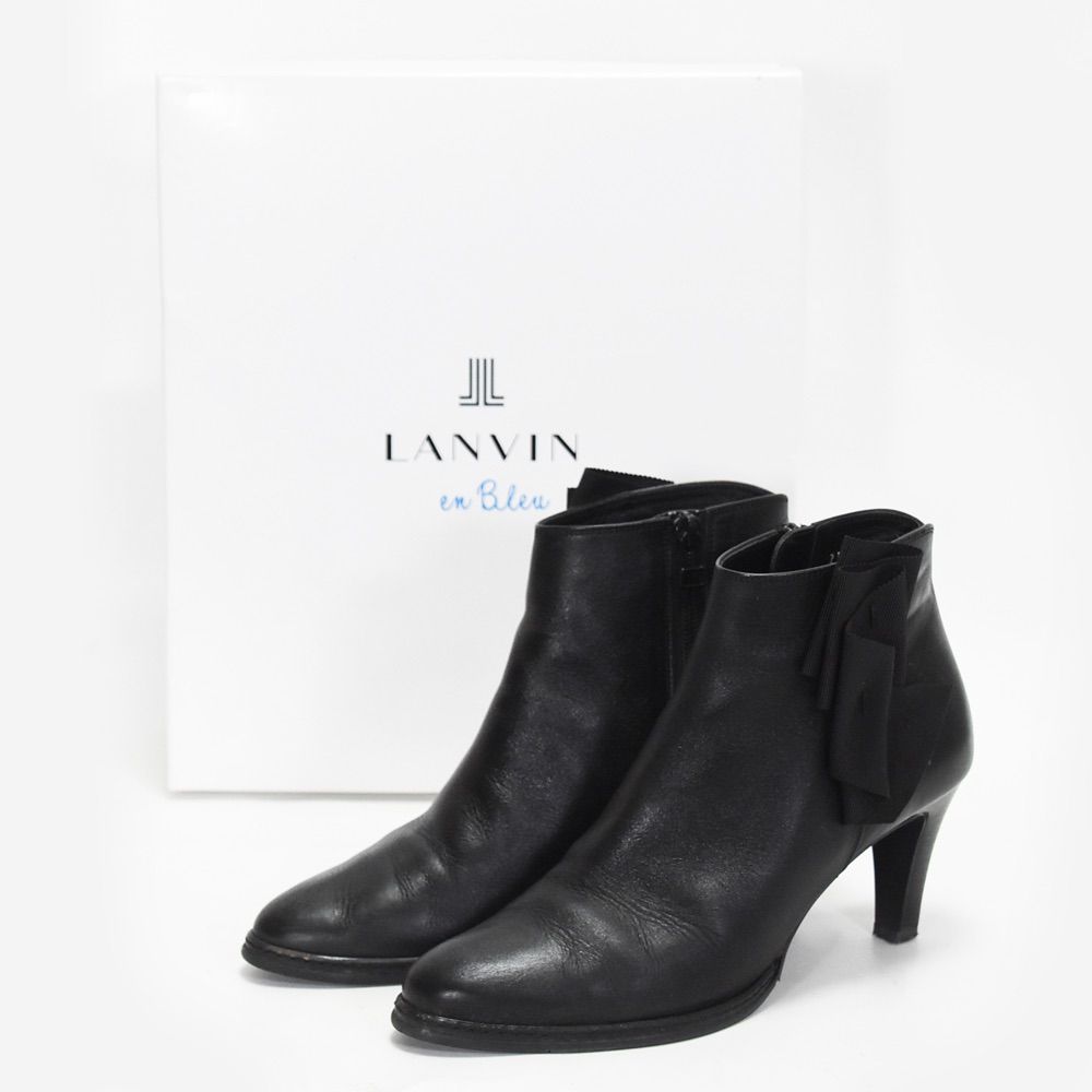 LANVIN ランバン アンブルー レディース 23.5cm ブーティ ヒール