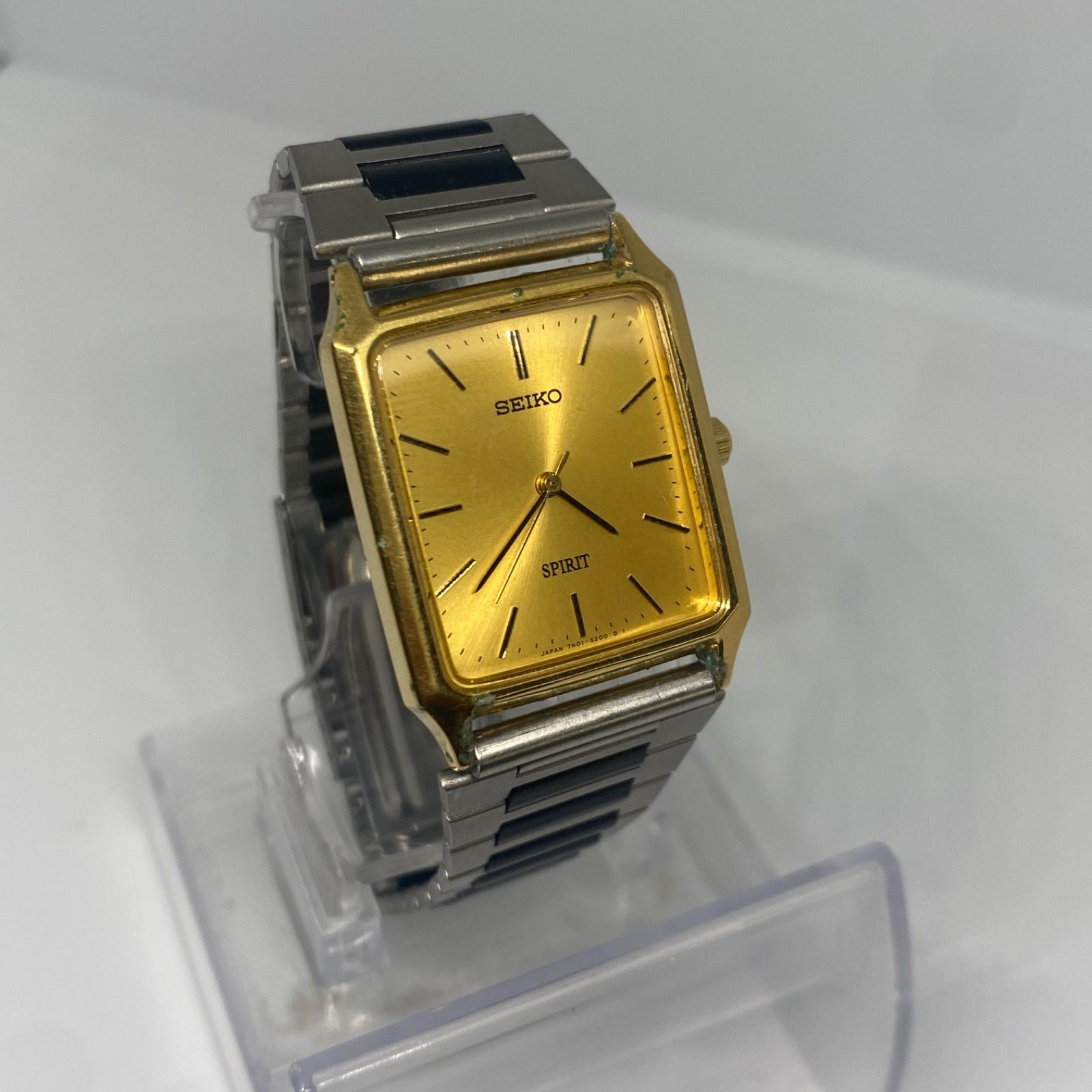 SEIKO SPIRIT ゴールド 腕時計 R6-3763 SEIKO SPIRIT 5E31-5B50