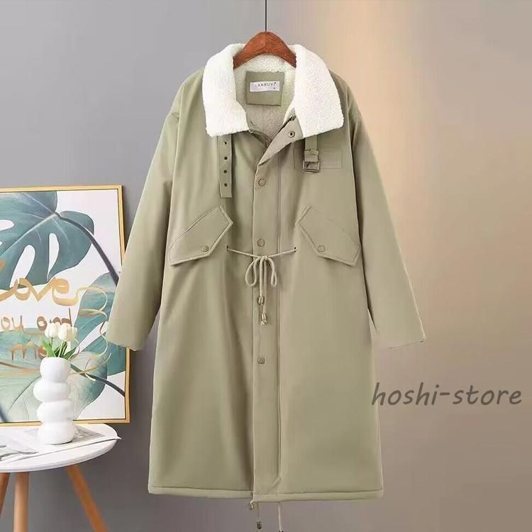 ロングコート 裏起毛