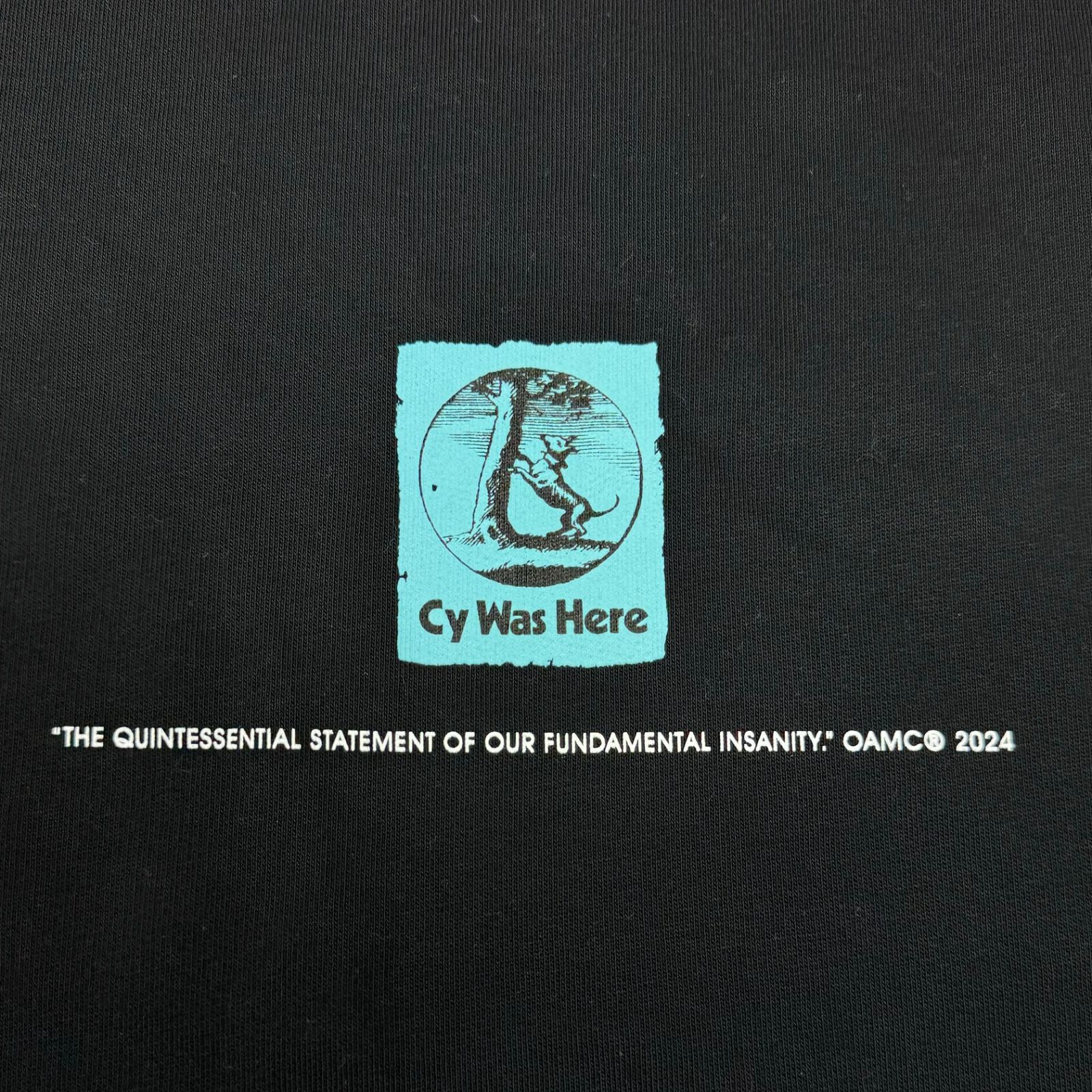 美品 定価77000円 OAMC 24SS Sweatshirts APOLLO CREWNECK プリント