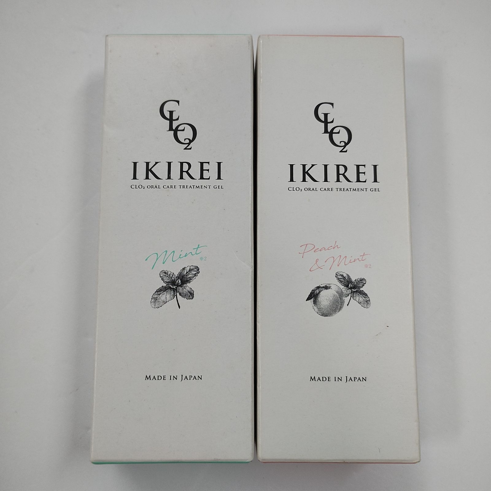 IKIREI オーラルケアトリートメントジェル ミント＆ミントピーチミント Amazon.co.jp: 公式 IKIREI イキレイ オーラルケア