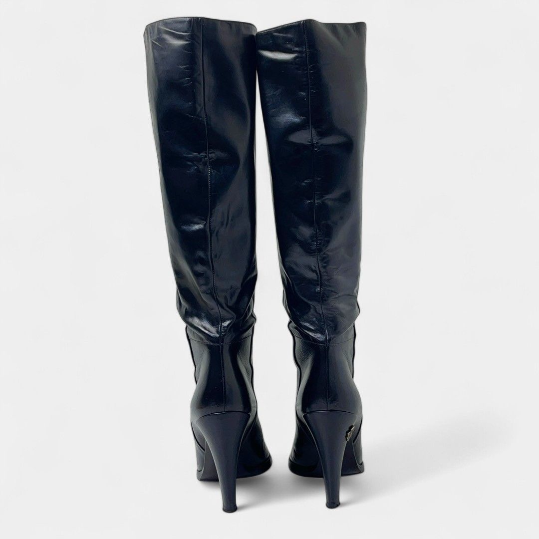 ロングブーツ ブラック