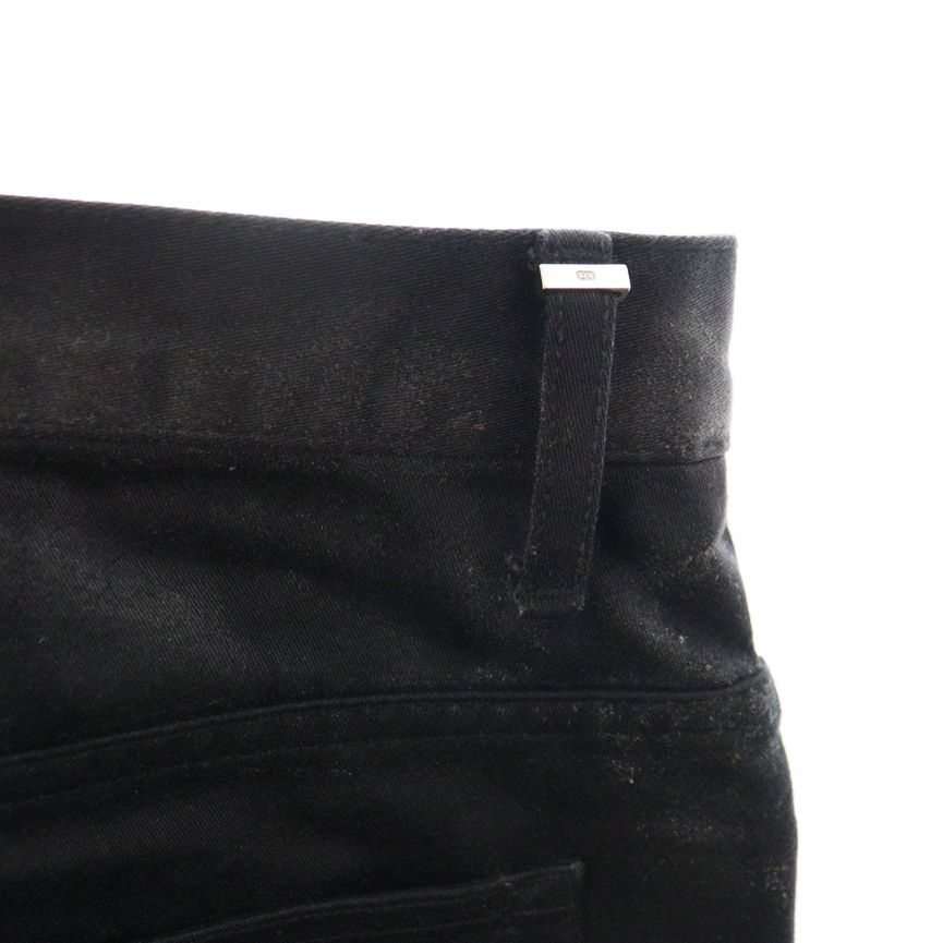 Dior HOMME (ディオールオム) ペイント加工ボタンフライスリム