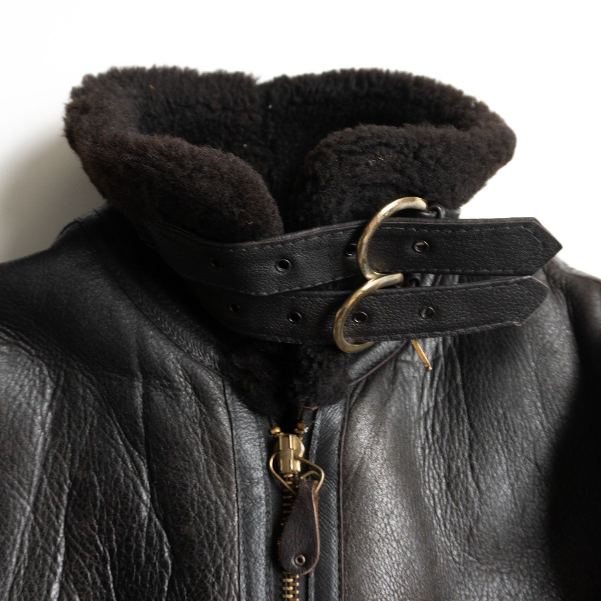 schott USA製ムートンフライト ジャケット B-3B3 ボア 40 美品】SCHOTT【B-3 ムートンボンバージャケット】40 ブラック