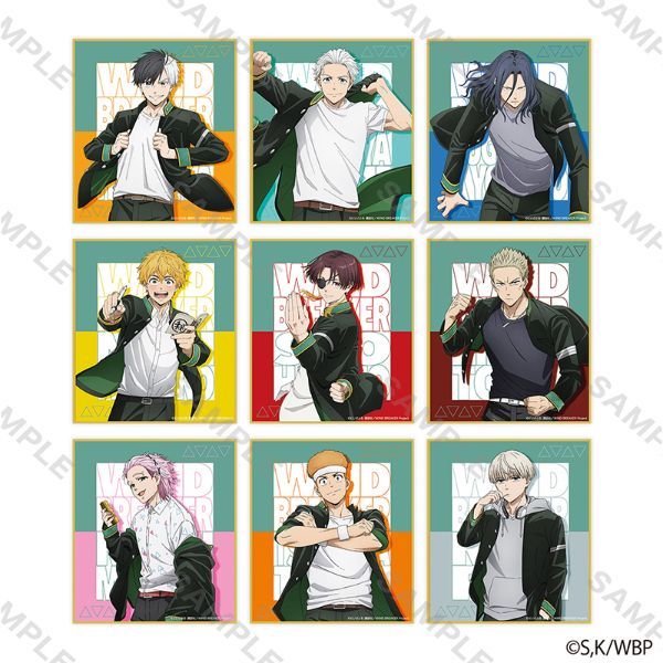 アニメイト*ミニ色紙*8点セット アニメイト*ミニ色紙*8点セット