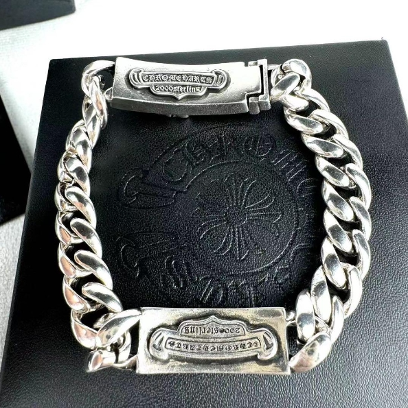 即発・ クロムハーツ Chrome Hearts　ブレスレット 925シルバー