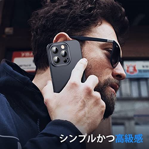 iPhone13 Pro Max 用_ブラック 「ほぼ裸」CASEKOO iPhone 13 Pro Max