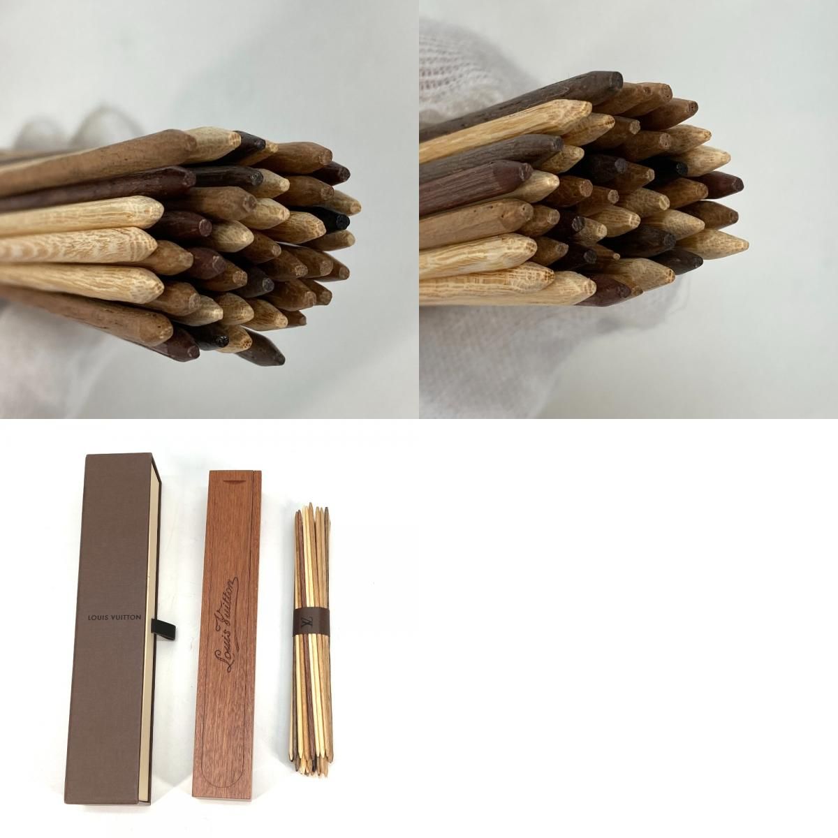 LOUIS VUITTON ルイヴィトン 雑貨 ミカドゲーム 41本 ウッド - メルカリ 