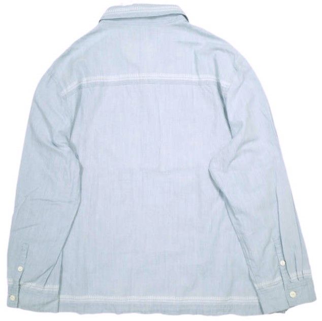 KITH NYC キスニューヨークシティ 25SS CHAMBLAY PATERSON SHIRT シャンブレーパターソンシャツ 25050060000920 M ライトインディゴ 長袖 トップス g23725