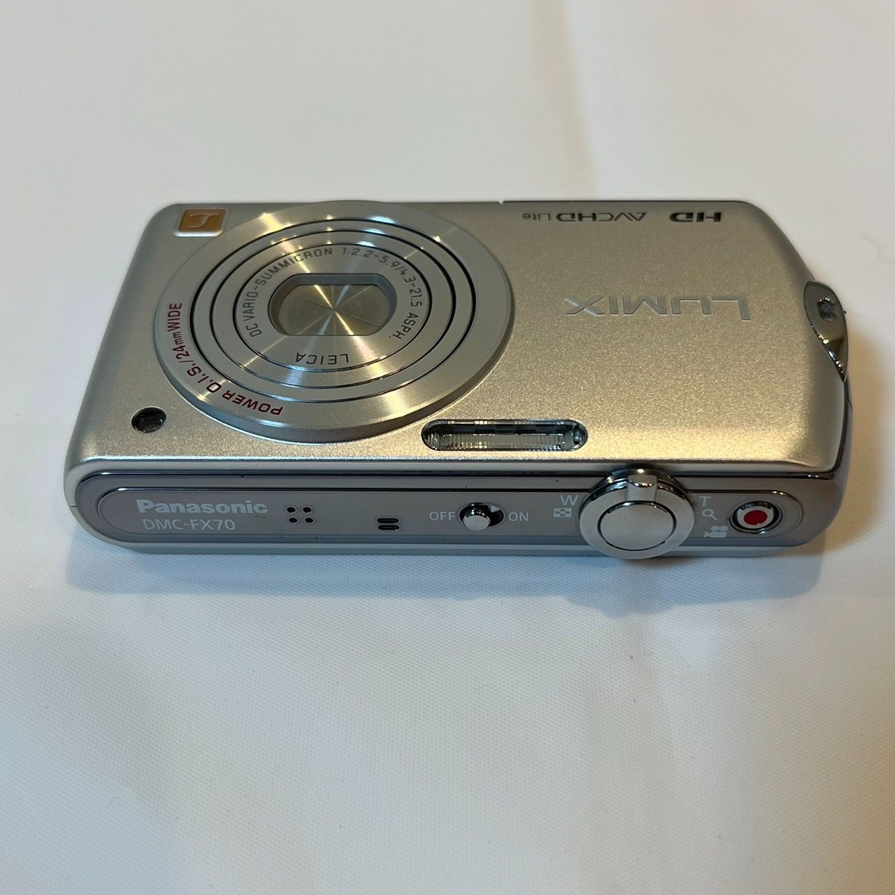 動作未確認】Panasonic DMC-FX70 シルバー デジカメ Panasonic LUMIX
