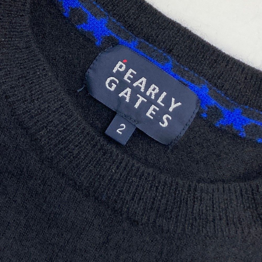サイズ：2 PEARLY GATES パーリーゲイツ ウール ニットセーター