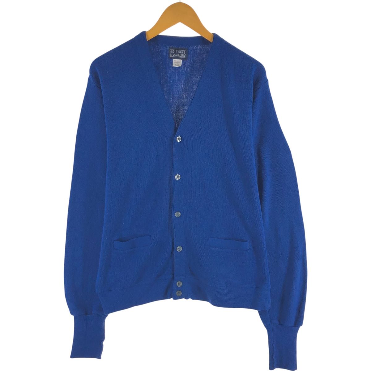 古着 90年代 ヴァンヒューゼン VAN HEUSEN アクリルニットカーディガン 