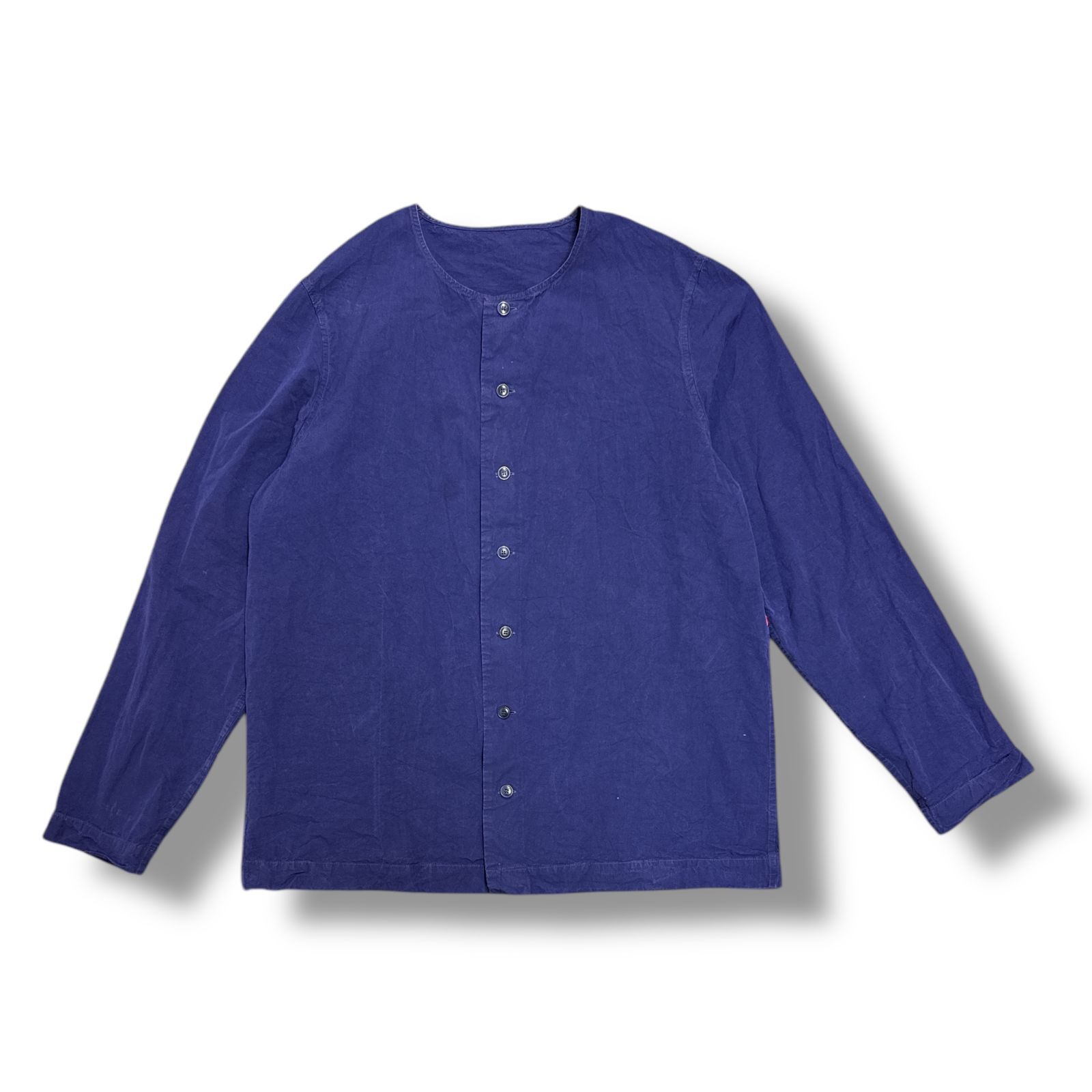 CASEY CASEY Verger Shirt Paper Cot オーバーサイズ ノーカラー CASEY CASEY Verger Shirt Paper Cot オーバーサイズ ノーカラー
