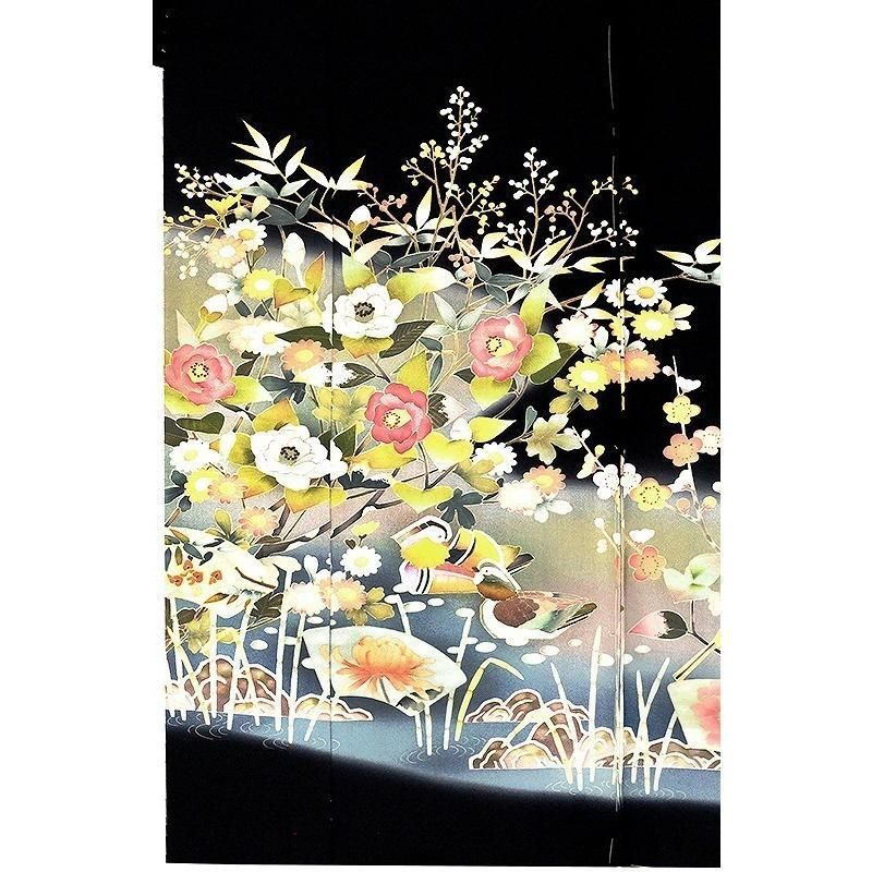 ※店舗改装後仕立無料☆本加賀友禅手描き美術伝統工芸士寺刺新一先生作☆門出を祝う四季文様特撰色留袖(10010955) 店舗改装後古典新作フェア仕立無料☆京友禅伝統工芸手描き美術染特