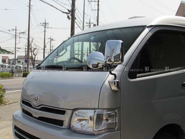 BRIGHTZ ボンゴブローニイバン TRH200M GDH206 サテンシルバーメッキインナードアハンドルカバーノブ 6PC (スライドド BRIGHTZ ボンゴブローニイバン TRH200M GDH206M LEDルームランプ 3PC