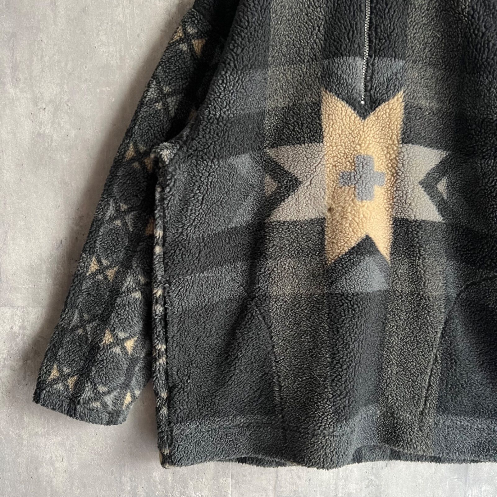 ハーフジップフリースジャケット