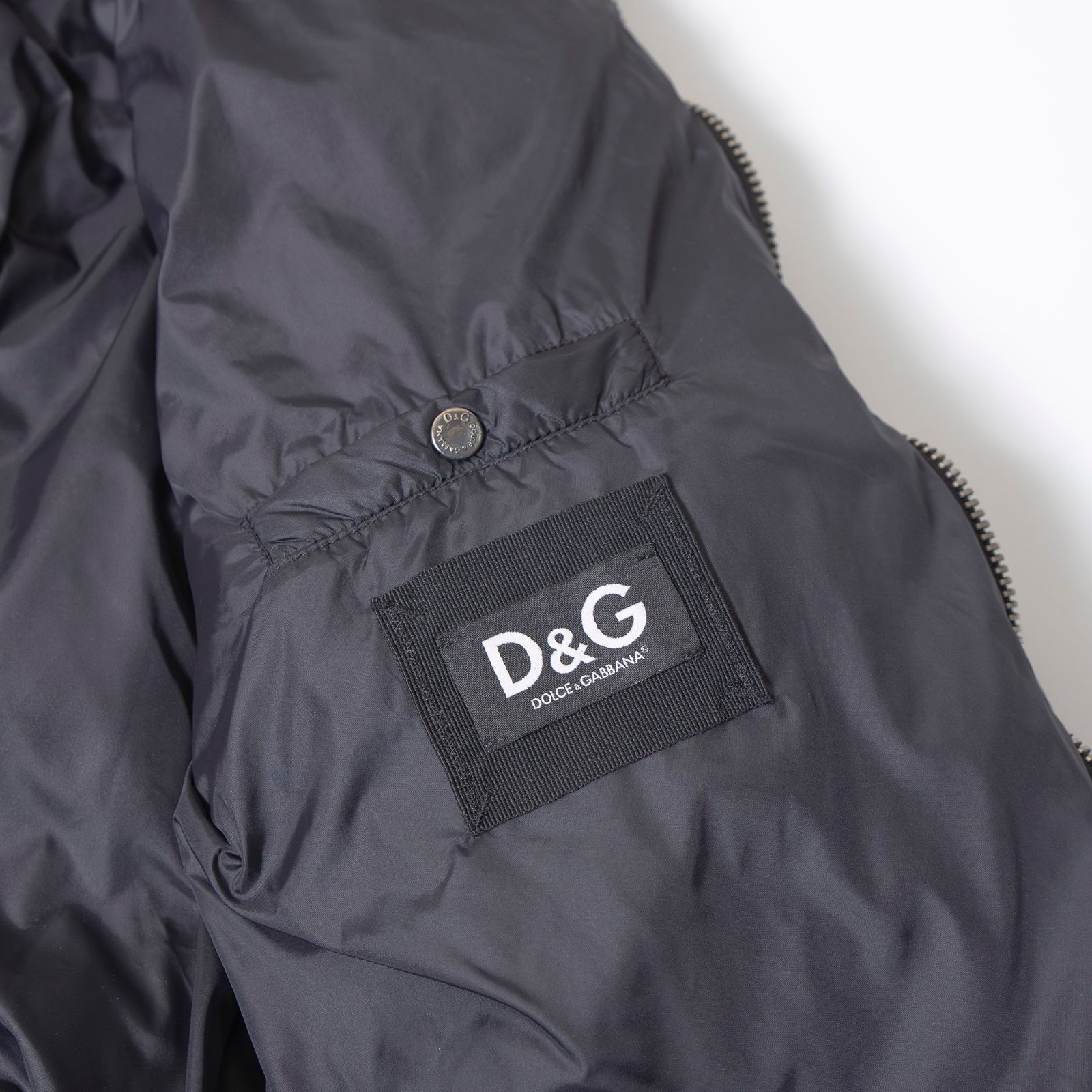 D&Gドルチェ&ガッバーナ　ジャケット　タグ付き　サイズ48 新品未使用 タグ付き】ドルチェ&ガッバーナ ラムレザージャケット 48