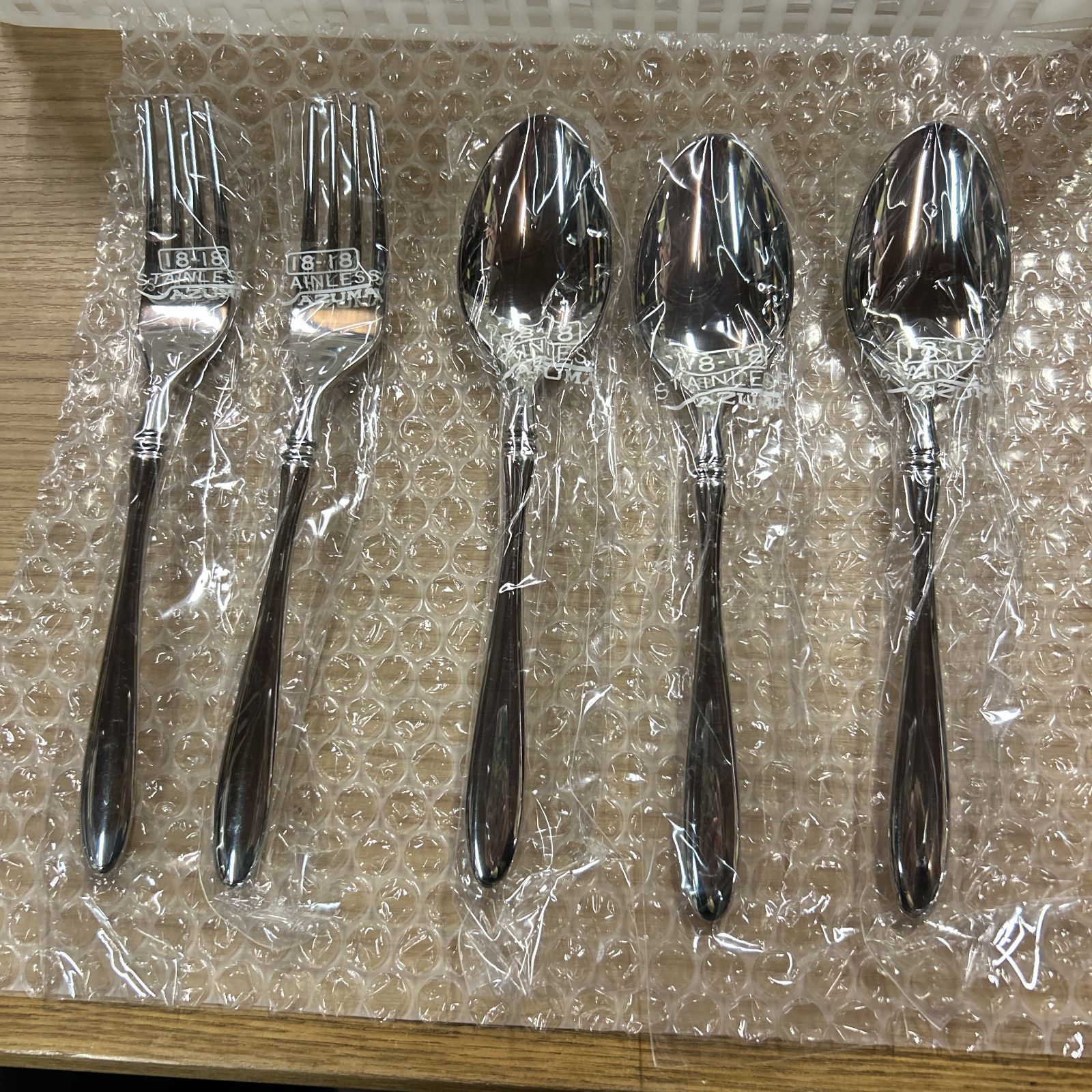 アズマ AZUMA インペリアル 18-18 ステンレス ディナースプーン＆ディナーフォーク