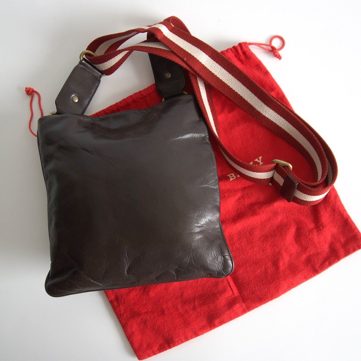 BALLY ショルダーバッグ ブラウン トレインスポッティング バリー 25090850
