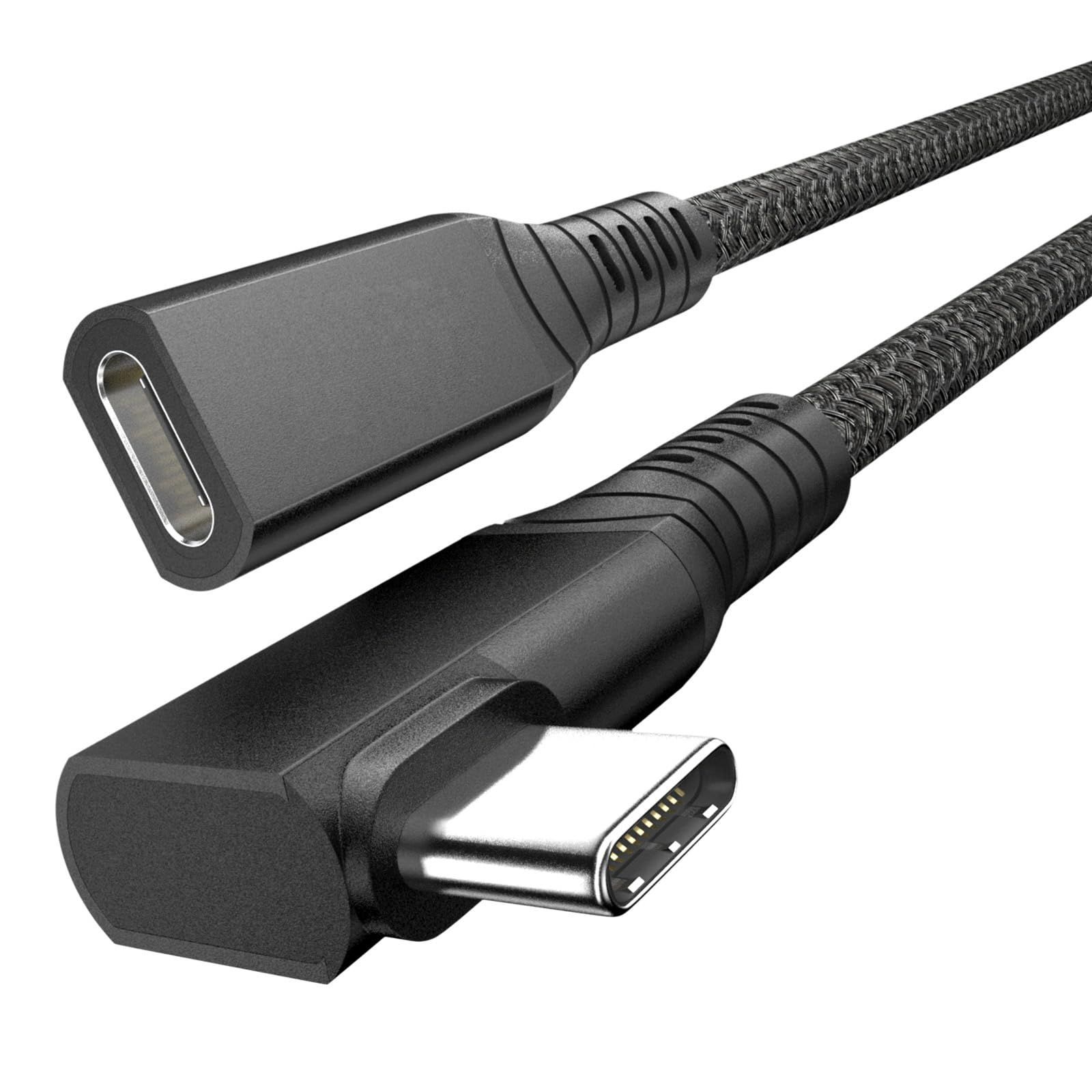 【新着商品】40Gbps 高速データ転送 3.1急速充電 8K@60Hz映像出力 PD iPhone15， Cタイプc延長コード USB MacBook， USB iPad u0026 Pro/Air， 4/3 Galaxy Thunderbolt L字 S23 0.