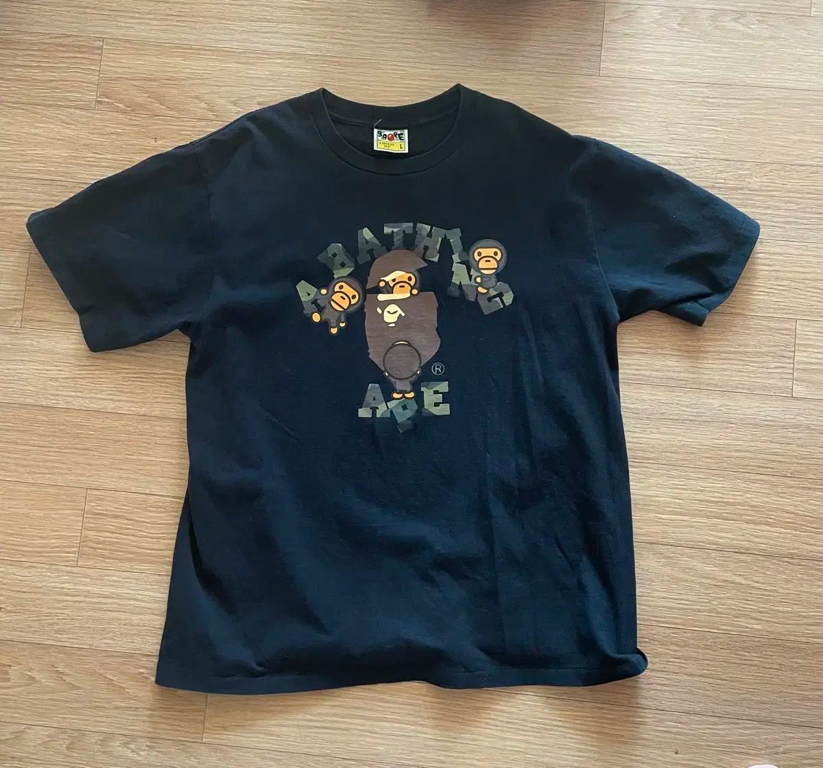 ☆レア☆　A BATHING APE　Tシャツ　アベイシングエイプ　カレッジ A BATHING APE - A BATHING APE アベイシングエイプ