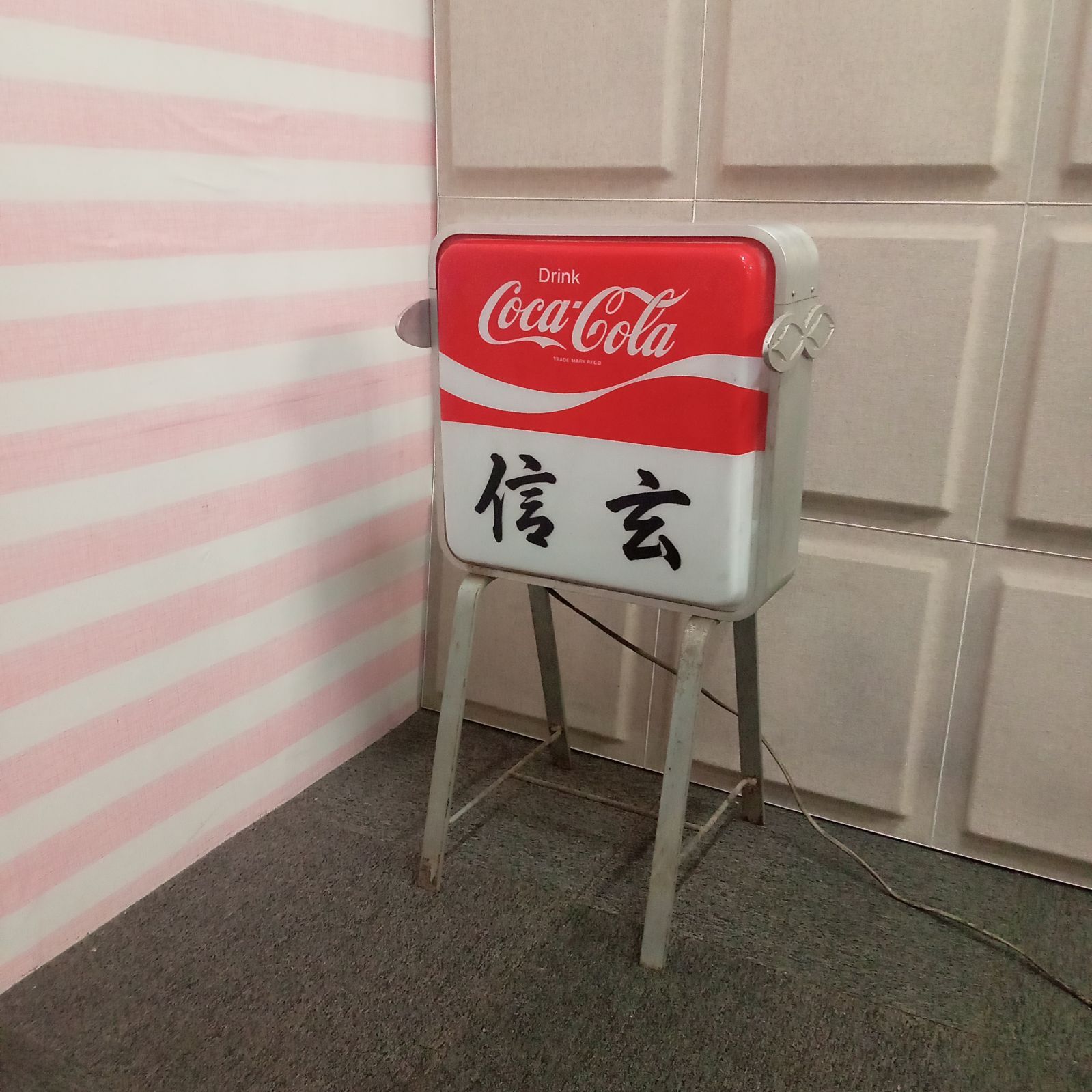 ◯ Coca-Cola 看板 電飾 コカコーラ 昭和レトロ 純喫茶