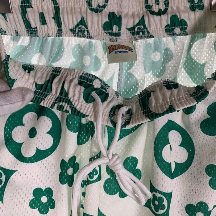 BRAVEST STUDIOS ブレイベストスタジオ フラワープリント メッシュ