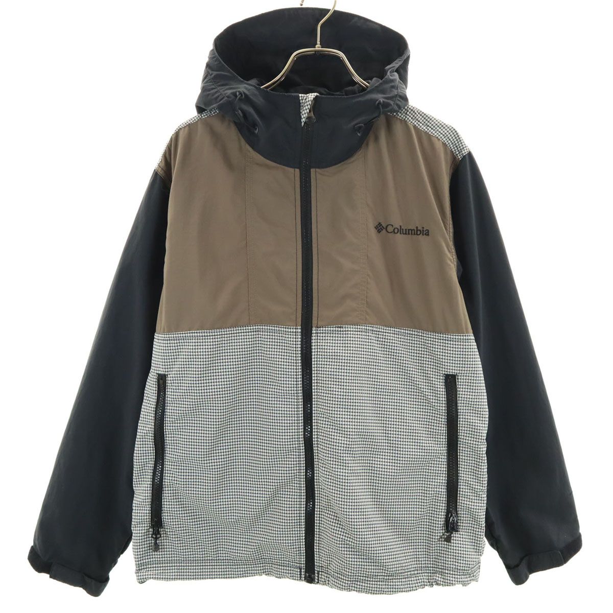 Columbia コロンビア チェック柄 ヘイゼン ジャケット XS ブラック 
